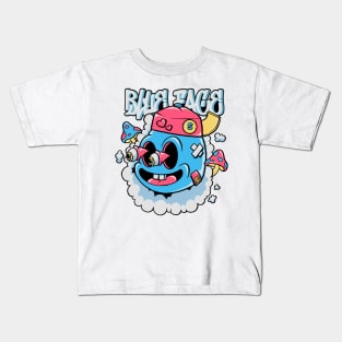 Blue face Kids T-Shirt